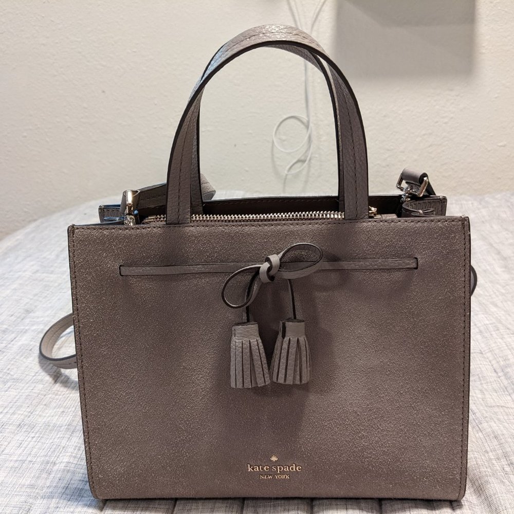 Kate Spade Small Hayes Tote Purse in Soft Taupe